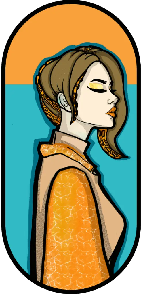 MUJER CON CABEZA DE TENTACULO- DIEÑO